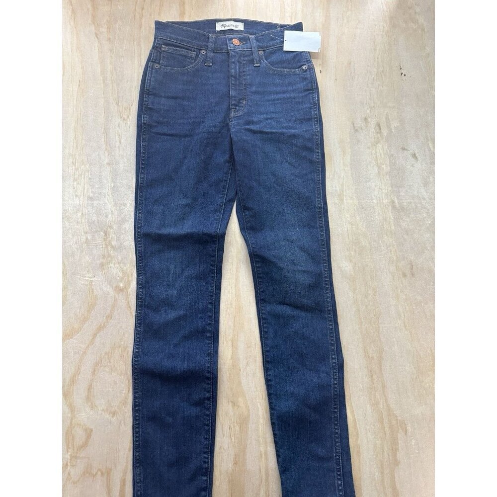 Madewell 10” High Rise Skinny‎ Jeans NWTs Blue Denim Sz 24